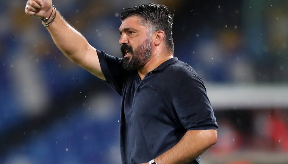 Trainer Gennaro Gattuso Erhalt Bei Napoli Einen Neuen Vertrag
