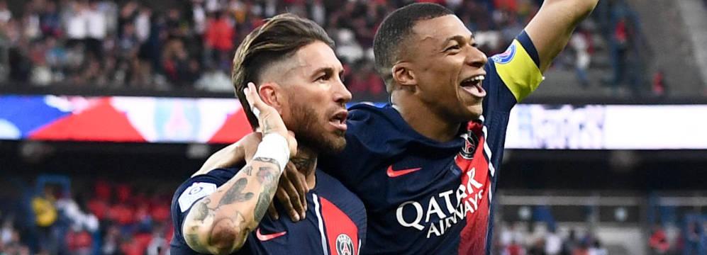 Sergio Ramos Kylian Mbappé