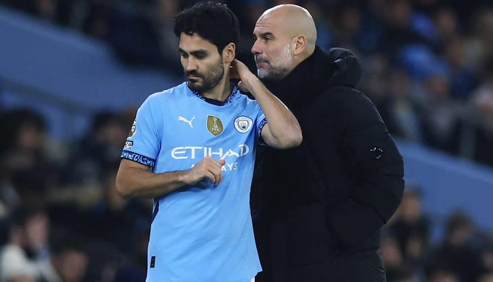 Pep Guardiola Ilkay Gündogan 1000 imago